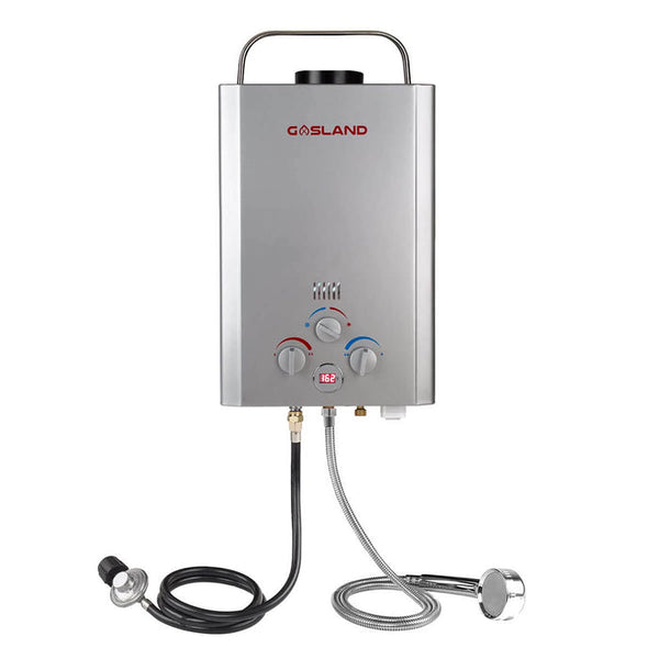 Gasland BE158G-LP  Outdoor Portable Liquid Propane Tankless Water Heater- 1.58 GPM 6L - Gray