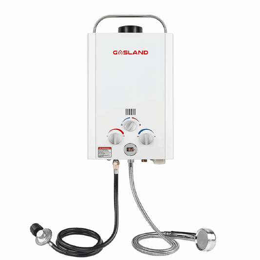 Gasland BE158W-LP  Outdoor Portable Liquid Propane Tankless Water Heater-1.58 GPM 6L - White