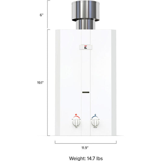Eccotemp L10-LP  Outdoor Portable Liquid Propane Tankless Water Heater 3.0 GPM
