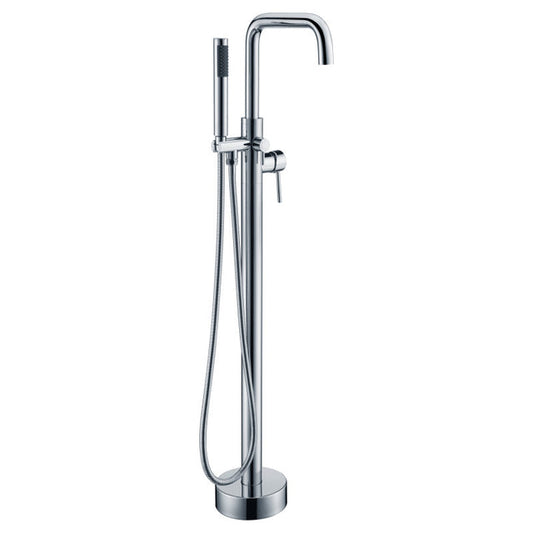 Anzzi FS-AZ0048CH  Moray Series 2-Handle Freestanding Tub Faucet with Hand Shower