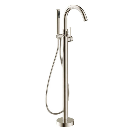 Anzzi FS-AZ0047CH  Coral Series 2-Handle Freestanding Claw Foot Tub Faucet with Hand Shower