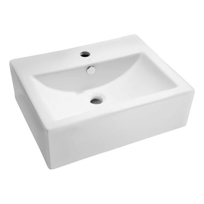 Anzzi LS-AZ197  ANZZI Vitruvius Series Ceramic Vessel Sink in White