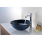 Anzzi LS-AZ042  ANZZI Tempo Series Deco-Glass Vessel Sink in Coiled Blue