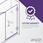 Anzzi SD-AZ053-01  ANZZI Myth 28 in. x 56 in. Frameless Tub Door with TSUNAMI GUARD