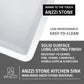 Anzzi K-AZ223-2A  ANZZI Roine Farmhouse Reversible Apron Front Solid Surface 35 in. Double Basin Kitchen Sink