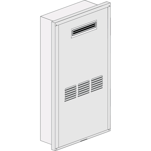 WaiWela RTG20218 - RTG X Series Recessed Box for Outdoor Tankless Water Heater Installations