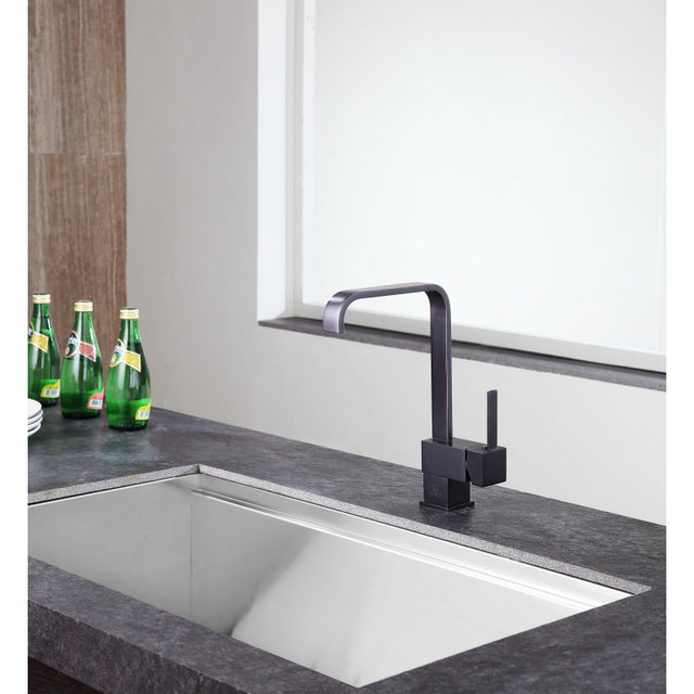 Anzzi KF-AZ220ORB  Sabre Single-Handle Standard Kitchen Faucet in Oil Rubbed Bronze