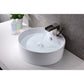 Anzzi LS-AZ129  ANZZI Vitruvius Series Ceramic Vessel Sink in White