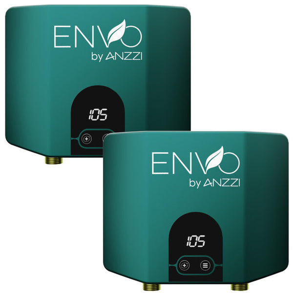 Anzzi Envo WH-AZ035-M1-2PK  Ansen Two-Pack Electric Tankless Water Heater ETL Certified & Listed – 3.5KW  /  120V  /  60Hz