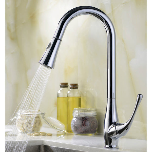 Anzzi KAZ3320-031  Elysian Farmhouse 33 in. Double Bowl Kitchen Sink with Accent Faucet