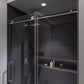 Anzzi SD-AZ13-01MB   ANZZI Madam Series 48 in. by 76 in. Frameless Sliding Shower Door with Handle