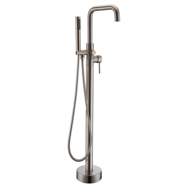 Anzzi FS-AZ0048CH  Moray Series 2-Handle Freestanding Tub Faucet with Hand Shower