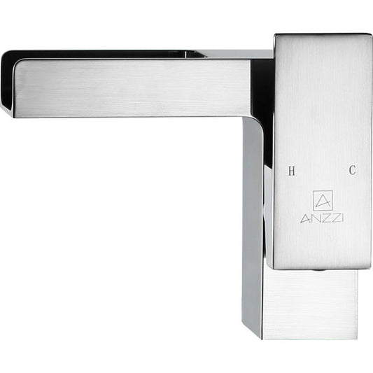 Anzzi KF-AZ127BN  Zhona Series Single Hole Single-Handle Low-Arc Bathroom Faucet in Brushed Nickel